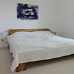 Doppelbett im Schlafzimmer