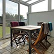 Sitzplatz im Wintergarten